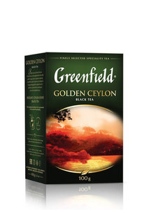 Чай черный Golden Ceylon (Голден Цейлон) листовой ТМ Greenfield (Гринфилд)