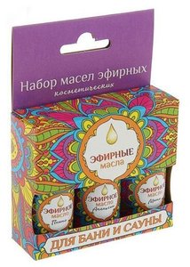 Набор эфирных масел ТМ Eva (Ева), 3х17 мл