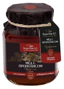 Мед Берестов А.С. с прополисом