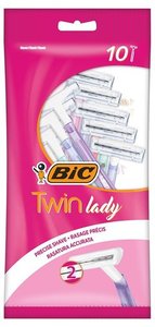 Бритвы одноразовые женские Twin lady (Твин леди) ТМ BIG (БИГ), 10 шт