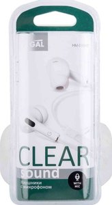 Наушники HM-095WT Clear Sound (Клеар Соунд) с микрофоном ТМ Gal (Гал)