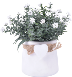 Растение искусственное Кампанула в горшке 15 см