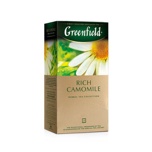 Чайный напиток Rich Camomile (Рич Камомил) в пакетиках 25*1,5г ТМ Greenfield (Гринфилд)