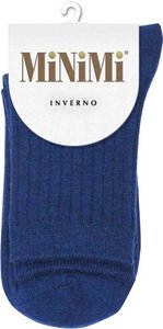 Носки женские Inverno (Инверно) 3302 синие размер 35-38 ТМ MiNiMi (МиНиМи)