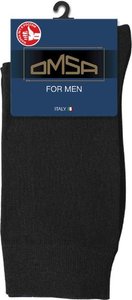 Носки мужские зимние Comfort (Комфорт) 303 микроплюш чёрные размер 39-41 ТМ Omsa (Омса)