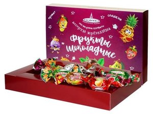 Ассорти фрукты шоколадные ТМ Конкорд