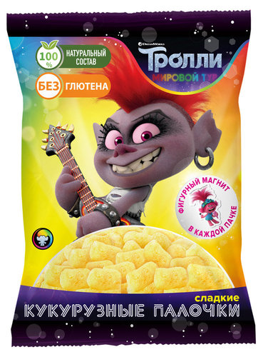 Слад кукурузные палочки три кота 75г 1x14