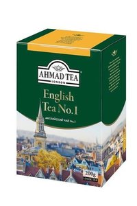 Чай чёрный заварной с ароматом бергамота English Tea №1 (Английский Чай №1) ТМ Ahmad Tea (Ахмад Ти)