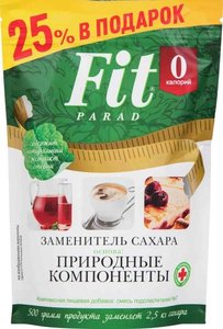 Заменитель сахара смесь подсластителей №7 ТМ Fit Parad (Фит Парад)