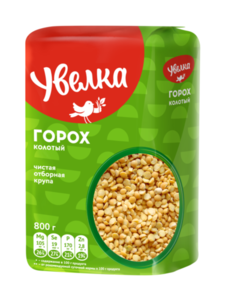 Горох колотый ТМ Увелка