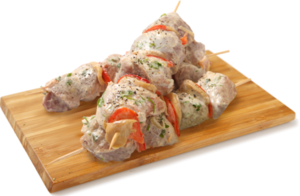 Шашлык из свиного окорока Деликатесный охлажденный ТМ Лента