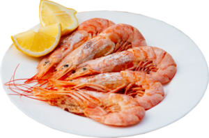 Креветки королевские в панцире с головой варено-мороженные ТМ Лента