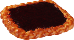 Пирог с ягодами (вишня)  ТМ Лента
