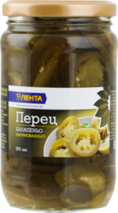 Перец халапеньо маринованный ТМ Лента 