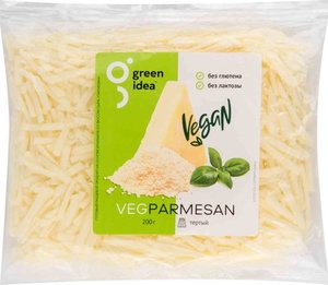 Продукт на основе крахмала со вкусом Сыра Пармезан тертый ТМ Green Idea (Грин Идея) 