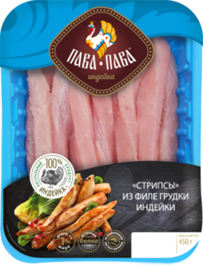 Стрипсы из индейки ТМ Пава-Пава