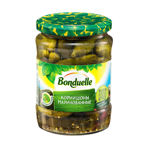 Корнишоны маринованные ТМ Bonduelle (Бондюэль)