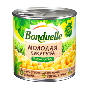 Кукуруза Бондюэль молодая, 425 мл