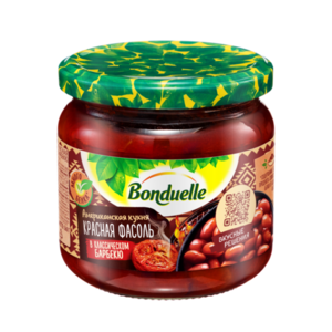 Фасоль красная в классическом Барбекю ТМ Bonduelle (Бондюэль)