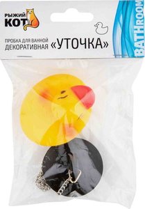 Пробка для ванной декоративная Уточка ТМ Рыжий Кот