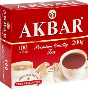 Чай черный цейлонский 100*2 г ТМ Akbar (Акбар)