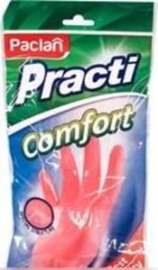 Перчатки хозяйственно-бытового назначения резиновые Practi размер L 1 пара TM Paclan (Паклан)