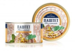 Паштет из икры сельди «Путина» Камчатский, 100 г