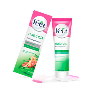 Крем для депиляции с маслом виноградной косточки серии Naturals (Нэчерс) ТМ Veet (Вит)