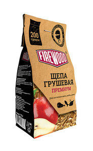 Щепа грушевая Премиум для копчения мяса, рыбы, дичи ТМ Fariwood (Файервуд)