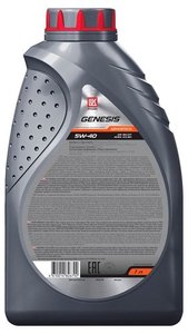 Масло моторное Лукойл Genesis Armortech 5W-40 синтетическое, 1 л