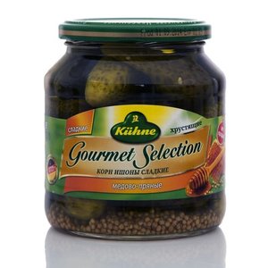 Корнишоны сладкие медово-пряные ТМ Kühne (Кюне)