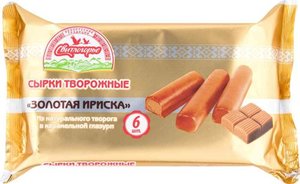 Сырки творожные Золотая ириска ТМ Свитлогорье