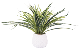 Растение искусственное Хлорофитум в горшке 28 см