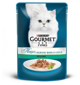 Влажный корм для кошек Gourmet с кроликом в соусе