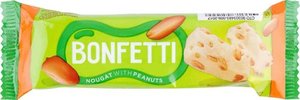 Батончик Нуга с жареным арахисом ТМ Bonfetti (Бонфетти)