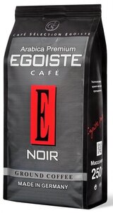 Кофе натуральный жареный молотый Noir (Нуар) ТМ Egoiste (Эгоист)