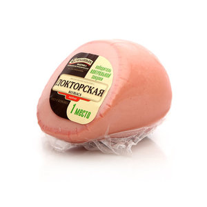 Колбаса вареная Докторская ТМ Егорьевская фабрика колбасно-гастрономическая