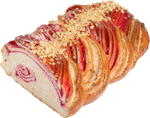 Коса сдобная с творогом и вишневой начинкой ТМ Змп