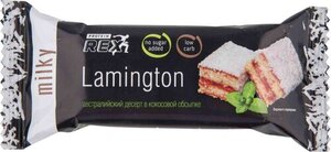 Пирожное протеиновое молочное в кокосовой обсыпке ТМ Protein rex (Протеин рекс)