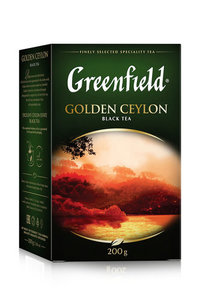 Чай черный Golden Ceylon (Голден Цейлон) листовой ТМ Greenfield (Гринфилд)