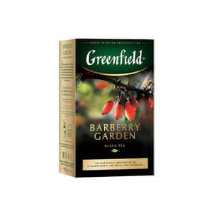 Чай черный Barbery Garden (Барбери Гаден) листовой ТМ Greenfield (Гринфилд)