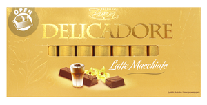 Шоколад молочный Delicadore (Деликадор) с мягкой начинкой со вкусом кофе ТМ ⁣Excellent Baron (Экселент Барон)