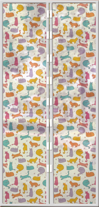 Сетка антимоскитная на дверь 210х100см на магнитах в ассортименте ТМ Giardino Club (Гиардино Клуб)