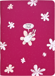 Тетрадь общая Bunny Цветы А5 48 листов в клетку ТМ BeSmart (БиСмарт)