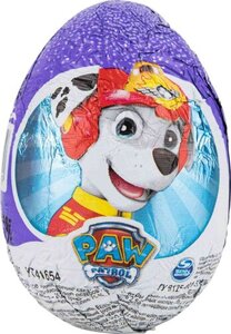 Яйцо из молочного шоколада - щенячий патруль с сюрпризом в ассортименте ТМ Конфитрейд