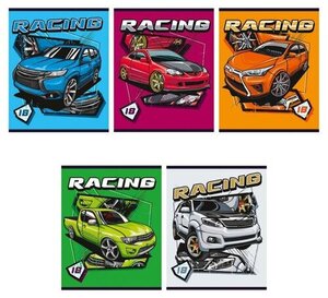 Тетрадь 18л кл картон ак