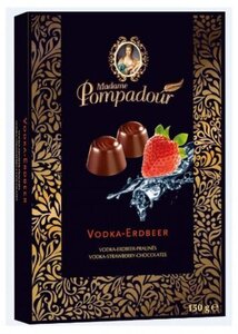 Конфеты шоколадные Земляника ТМ Madame Pompadour (Мадам Помпидур)