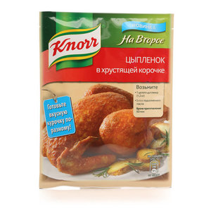 Приправа На Второе Цыпленок в хрустящей корочке ТМ Knorr (Кнорр)