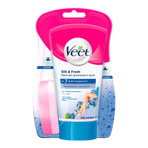Крем для депиляции в душе для чувствительной кожи ТМ Veet (Вит)