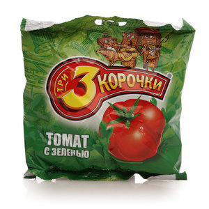 Сухарики со вкусом томат с зеленью ТМ 3 Корочки